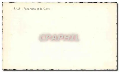 Pau - Panorama i rzeka Gave — Rewers