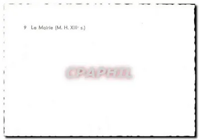 A Prefeitura (M. H. XIIIe s.) — n° 9 — Verso