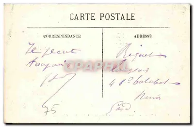 Parijs (VIe) — Het Luxembourg — De Fontaine de Carpeaux — LL. — Achterkant