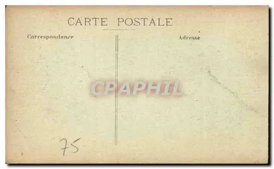 Antieke ansichtkaart Parijs - Poort Saint-Denis — Triomfboog van de Poort Saint-Denis — J.M.T. — Achterkant