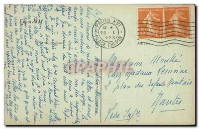 Paris — A Escada da Ópera — A.P. n°177 — Verso