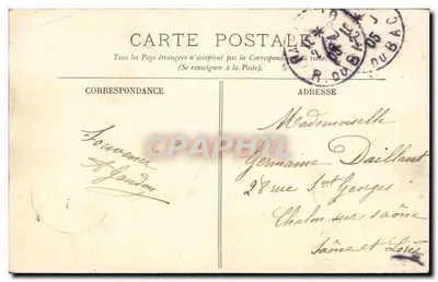 Paris — A Igreja de São Etienne du Mont — LL. — Verso