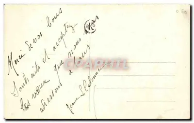 Buquê de rosas e flores — decorativo — Editor CEK°, n° 1496 — Verso