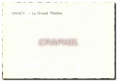 Nancy - Wielki Teatr — widok budynku i jego ozdobnej wejściówki — Rewers