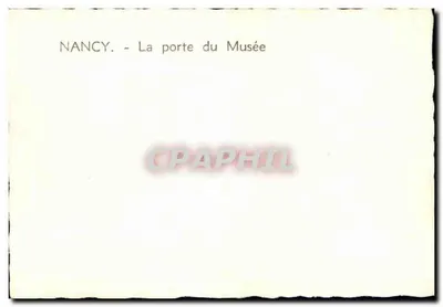 Nancy — Drzwi Muzeum — Rewers