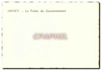 NANCY. — Pałac Rządu — Rewers