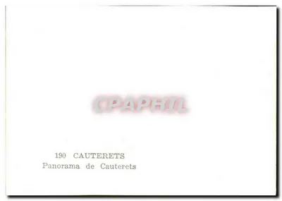 Cauterets — panorama — n°190 — Rewers