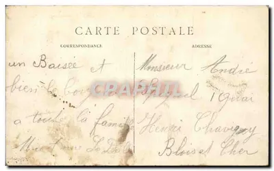 PARIS — Panthéon i statua — autorstwa J.-J. Rousseau M.J. — Rewers
