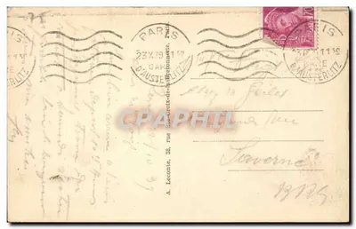 Paryż - Plac Republiki — n° 167 — Rewers