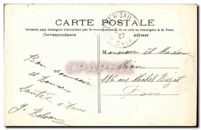 Paris — Avenue de l'Opéra (2e et 9e arr.) et Place du Théâtre Français — J.H. — n°418 — Verso