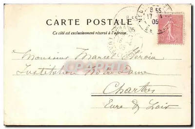 Paris — Igreja de São Vicente de Paulo — Edição Louis Burgy, n° 503r — Verso