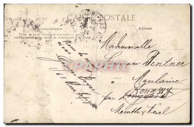 PARYŻ — Oper — Narodowa Akademia Muzyki, największy teatr świata zbudowany przez Ch. Garniera od 1861 do 1874, kosztował ponad 36 milionów — Rewers