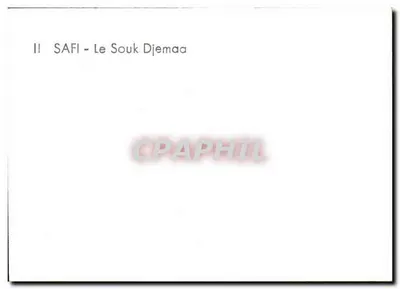 Safi - O Mercado Djemaa — Verso
