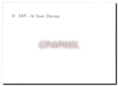 Safi - O Souk Djemaa — série I2 — Verso
