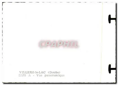 Villers-le-Lac — Panoramablick — 22173 A — Rückseite