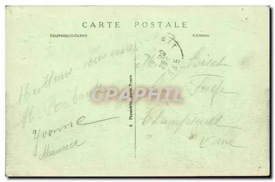 Paris — O Arco do Triunfo do Carrousel e o Monumento a Gambetta — A.P. 118 — Verso