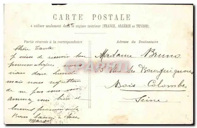 Mulher em vestido de festa — Rœsler — Paris — Verso