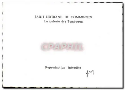 Saint-Bertrand de Comminges — Galeria Grobów — Rewers