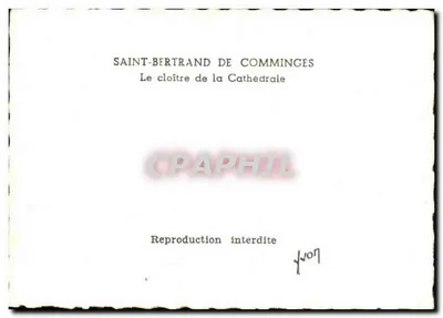 Saint-Bertrand de Comminges — Klasztor Katedry — Rewers