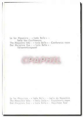 Lago Maggiore - Isola Bella - Sala della Sinfonia / Sala di Napoleone — Reverso