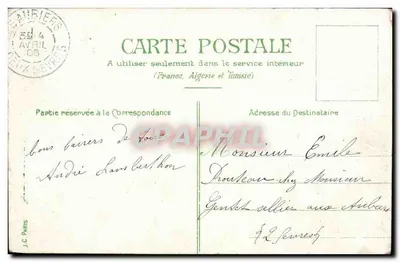 Dernière Étape — Scena modlitwy przed monumentem — D'après J. Monge — Rewers