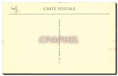 La Dent de Crolles — Massif de la Grande Chartreuse — Wydawnictwo R. Girard, Grenoble — Rewers