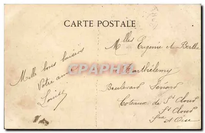 Paris - Bois de Boulogne - Châlet du Cycle — C. L. C. n°429 — Verso