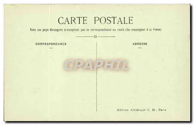 Paris (10º arrondissement) — A Estação do Norte — C.M. n° 557 — Verso
