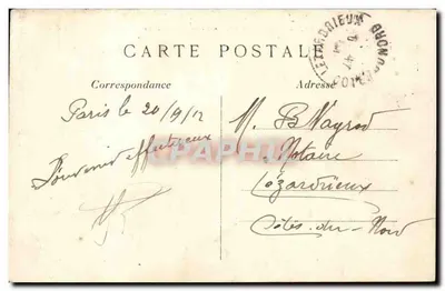 París — El Boulevard de la Madeleine — C. M. n°93 — Reverso