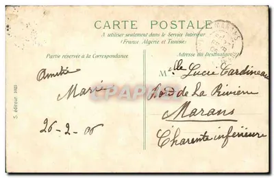 Paris — Boulevard e Porta Saint-Denis — editor S. editor, n° 1023 — Verso