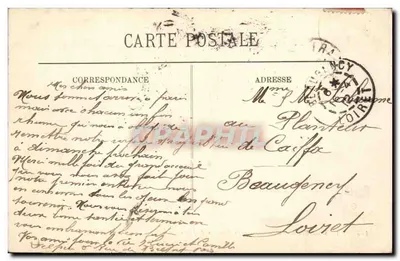 Paryż — Widok na Seinę z Pałacu Flore — LL Saunier 11 — Rewers