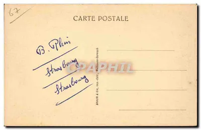 Strasburg — Portal katedry — Braun & Cie, Mulhouse-Dornach, n° 80 — Rewers