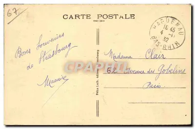 Strasburg — Katedra — Pélis, Laib, wydawca Strasburg — Rewers