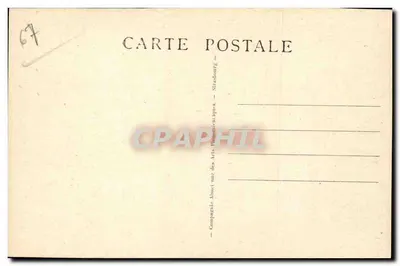 Strasburg — Plac Kléber i Katedra — n° 345 — Rewers