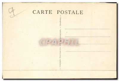 Strasburg — Plac Sokoła — wydawca Compagnie Alsacienne des Arts Décoratifs, nr 167 — Rewers