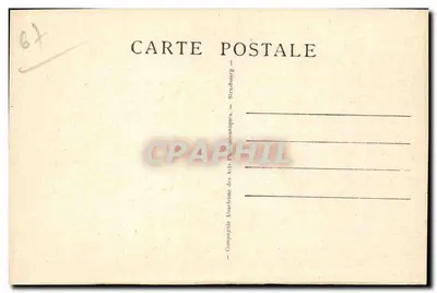 Strasbourg - Dom Kammerzell — wydawca Compagnie Alsacienne des Arts Photographiques, nr 42 — Rewers