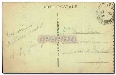 Paryż — La Madeleine — A. L. — Rewers