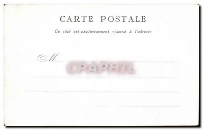 Opery w Paryżu — widok fasady — wydane przez Bon Marché — Rewers