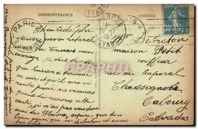 Opery w Paryżu — Narodowa Akademia Muzyki — wydawca nieznany, numer serii nie widoczny — Rewers