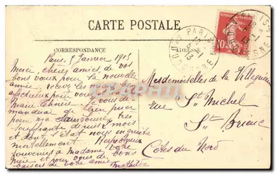 Parigi — Il Ponte d'Iena e il Trocadéro — LL. — n° 850 — Verso