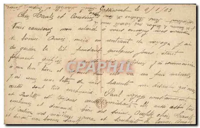 Zimowy krajobraz z łódką — 'Dobry rok' — nieznany wydawca — Rewers