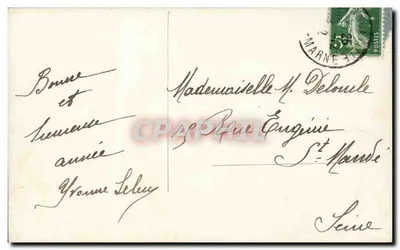 Mistral — Wesołych Świąt — wydawca Ramond, nr 9554 — Rewers