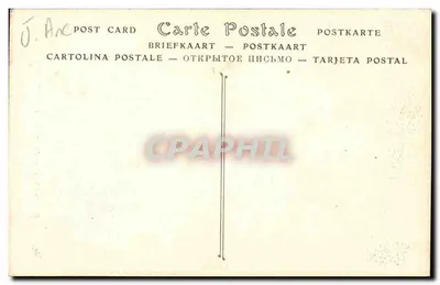 Joana d'Arc — estátua de Chapu — ND Phot. — Verso