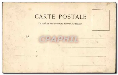 París Tarjeta postal antigua Calle del abreuvoir y calle de los SAules — Reverso