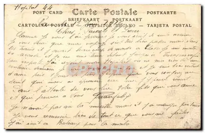 Koła Pyrenesów i szczyt Midi d'Ossau (2.885 m.) — Pau — N.D. Fot. — n° 267 — Rewers