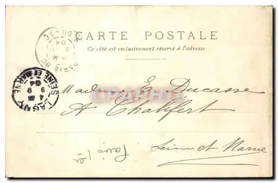 Church of Saint-Roch — Paris — Publisher unknown, n° 51 — Back
