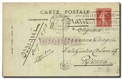 Paris — Bois de Boulogne — O Castelo (lado Norte) — L’Abitille - Asnières — Verso
