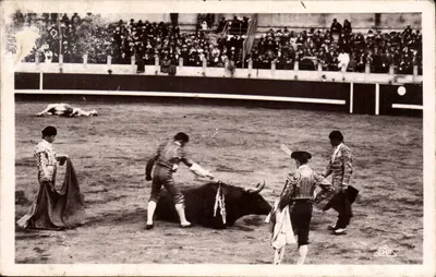 Corrida de touros — O golpe de misericórdia — 'Real-Photo' C.A. P. Strasbourg n°9