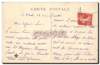 Mulheres perto de um lago — Avenida Villébrix, Mannuil — Coleção Merveille N° 5 — Verso