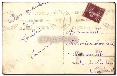 Lourdes - Święty Michał, Bazylika i Esplanada — wydawca nieznany, n° 35 — Rewers